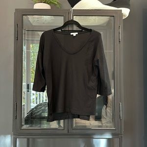 James Perse scoop neck tee. Size 1